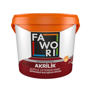 Fawori Akrilik Dış Cephe Boyası (BEYAZ) 15 Kg.