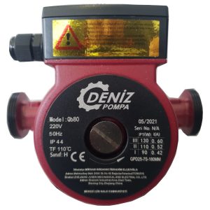 DENİZ POMPA 25/7S-180mm Sirkülasyon Pompası