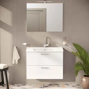VitrA Mia Banyo Dolabı Seti 80 cm (Beyaz)