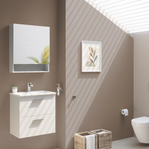 VitrA Mia Banyo Dolabı Seti 60 cm (Beyaz) 66049