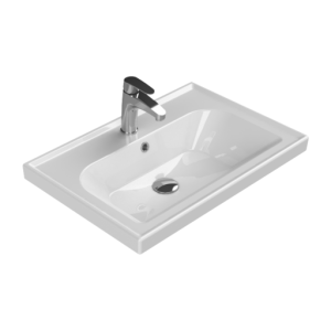 Turkuaz Etajerli Lavabo, Frame, 65x45 cm