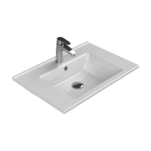 Turkuaz Etajerli Lavabo, Arte, 55x37 cm