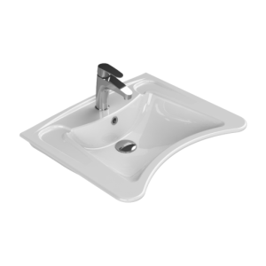 Turkuaz Lavabo, Bedensel Engelli, 60x50 cm
